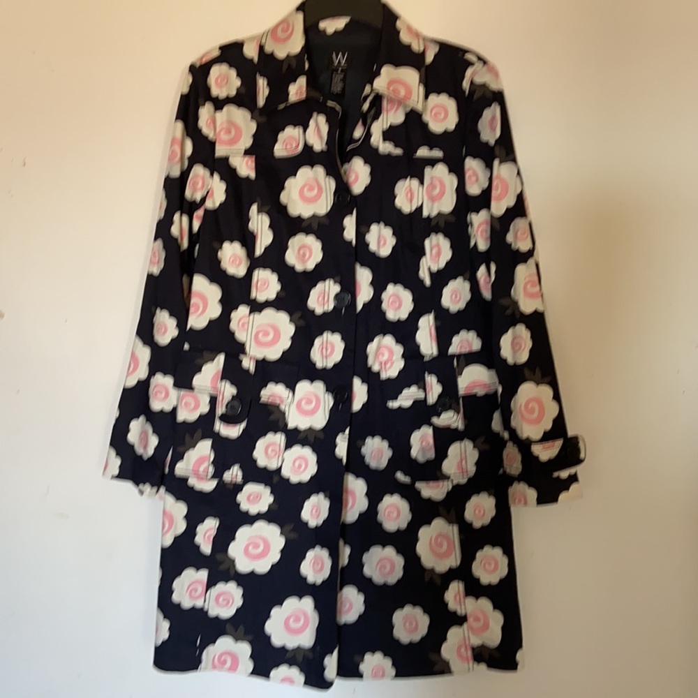 W Work to Weekend Trench coat size M